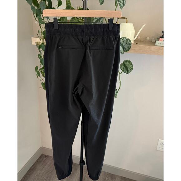 Athleta Textured Brooklyn Jogger Pants Black Size 2 Womens Casual Travel Comfort - Picture 3 of 10